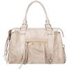 Gave Lux Borsa a Spalla Donna Vera Pelle Scamosciata Stampata