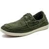 Natural World Eco, Scarpe 303E, da Uomo, 100% Ecologiche | Zapatos nauticos de lona para hombre con suela de caucho