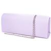 Emila Pochette in raso elegante cerimonia da donna ragazza signora Borsa a mano piccola Clutch borsetta tinta unita di moda matrimonio comunioni autunno inverno 2026 2027 Raso