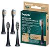 Beurer SC Plaque Eraser - 4 Testine di Ricambio per Spazzolini Elettrici Sonici, Compatibili con Philips Sonicare (escl. One & Kids), Setole da Fonti Rinnovabili, Durezza Media Rimuovi Placca
