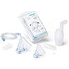 OMRON NEBASKIT-11 Kit aerosol universale di ricambio per X101 / X102 | Kit aerosol accessori di ricambio OMRON con maschere adulto e bambino, boccaglio, adattatore nasale e tubo aria