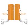 AdaLov CPE469 Bridge Wi-Fi Gigabit da Esterno, Dual-Band 2.4/5.8GHz 3KM Ponte Wireless Punto-Punto con Staffe, Estende la Rete a Casetta da giardino/Garage/Fienile/Telecamere, Plug & Play, IP65, PoE