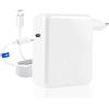 sccvee Caricatore Mac Book 100W, Laptop Alimentatore USB C cavo USB C a C 1,8 m | Caricabatterie Rapido Compatibile con MacBook Pro 13/14/15/16 pollici/MacBook Air 2024/2025/2026/iPad/Thinkpad/HP/Dell