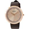 Lorus Orologio analogico al quarzo da donna con cinturino in pelle RG246WX9, Colore: rosa.