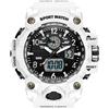 findtime Orologio militare, da uomo, digitale, sportivo, blu, verde, nero, orologio digitale, cronografo, da uomo, 5 ATM, impermeabile, militare, orologio tattico, per attività all'aperto, cronometro,