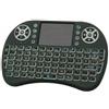 WEB world electronic business Mini tastiera wireless ergonomica con touchpad integrato layout italiano batteria ricaricabile per dispositivi multimediali - 14 x 1,7 x 9 cm