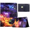 Generico DayQiQiPu Cover per Huawei MediaPad M5 Lite BAH2-W19, BAH2-L09 (10,1 Pollici) Custodia Portafoglio Flip Leggero e Sottile Con Motivo Nebula Guscio con Supporto e Auto Wake/Sleep, 02