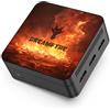 DREAMFYRE Mini PC N100 12GB DDR5/512GB M.2 SSD, Alder Lake N100 Mini Computer (up to 3.4GHz), Mini Desktop, Tour PC 4K Triple Display, WiFi 5, Bluetooth 5.0 for Home/Office/School
