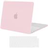 MOSISO Custodia Compatibile con MacBook Neo 13 Cover A18 Pro 2026 A3404 | Copritastiera&Antigraffio Rigida Case per MacBook Neo 13 pollici, Ideale per Ufficio&Viaggi, Rosa Baby