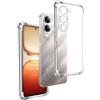 REY Cover in Gel TPU Anti-Shock per Vivo Y29s - Y04 4G, Morbido Silicone Custodie Protettivo Case, Anti-Scratch, Protettiva Sottile Back Cover
