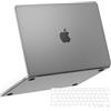 NPUOLS Custodia per Macbook Air 13 M1 2018-2020, Grigio Semitrasparente | [Come il Colore Originale]Sottile Protettiva Cover Plastica Rigida Mac Air 13,3 A2337 A2179 A1932, e TPU UE Tastiera Cover