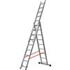 Gierre ALL415, 3x9 gradini, 4.65 m - Scala telescopica in alluminio - Altezza stimata operativa 5.68 m