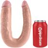 KING COCK - A FORMA DI U GRANDE DOPPIO TROUBLE FLESH