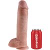 KING COCK - 11 DILDO CARNE CON SFERE 28 CM