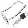 METAL HARD - ANELLO PER TESTICOLI CON TAPPO DI CASTIT URETRALE