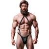 FETISH SUBMISSIVE ATTITUDE FETISH SUBMISSIVE ATTITUDINE - IMBRACATURA JOCK STRAP IN ECOPELLE DA UOMO