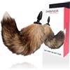 DARKNESS ANAL DARKNESS - CODA NATURALE CON PLUG ANALE IN SILICONE 10 CM
