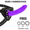 DELTACLUB DELTA CLUB - TOYS ARNES + DONG SILICONE VIOLA 20 CM -O- 4 CM