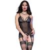 CHILIROSE CORSETS CHILIROSE - CR 4417 SET CORSETTO NERO L/XL