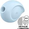 SATISFYER AIR PULSE SATISFYER - STIMOLATORE E VIBRATORE A IMPULSI D'ARIA SUGAR RUSH BLU