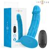 INTENSE REMOTE CONTROL INTENSE - PHOEBE VIBRATORE REALISTICO 10 VIBRAZIONI TELECOMANDO BLU