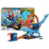 TOYS ONE Mattel HKX42 Hot Wheels City Pista Mega Dinosauro T-Rex Sfrecciarex