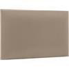 murando - Testiera Letto Singolo Imbottita, Rettangolo Velluto, 30x50 cm | 1 Pezzo, Pannelli Decorativi per Pareti, Pannello Imbottito per Camera da Letto e Soggiorno, Schiuma Anallergica, Beige