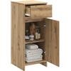 vidaXL Mobile da Bagno Rovere Artigianale 35 x 36,5 x 85 cm