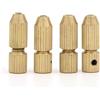 Helilyco Kit di morsetti per albero motore in ottone con foro da 20 mm, mandrino da 07-12 mm con chiave inglese, adattatore in metallo dorato