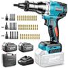 YEARTOP Pistola per rivetti a batteria da 20 V