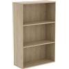 HOMCOM Libreria contenitore 3 scomparti con ripiano regolabile, 60x24x93 cm, legno naturale | Aosom Italy
