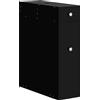 HOMCOM Mobile per WC e bagno con porta carta igienica, 2 cassetti, 17x48x58 cm | Aosom Italy