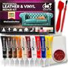 Coconix Kit Riparazione Pelle & Vinile per Sedili Auto, Divano & Similpelle | Riparazione pelle, vinile, ecopelle, divano, sedili auto, strappi, buchi, graffi, screpolature, giacche, scarpe, borse, sedie