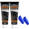 Generico Gel Professionale per La Riparazione delle Crepe nel Cruscotto Dell'auto (2pcs)