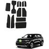 Ruiya Compatibile con Opel Frontera 2024-2026 Tappetini Antiscivolo, Auto PVC Tappetini in Gomma Tappetino 2026 Frontera Bracciolo Antiscivolo Interno Tappetini Frontera Accessori, Nero