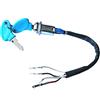 GOOFIT Interruttore Chiave di Accensione 4 Filo Sostituzione per 2 Stroke Quad Bike Scooter ATV
