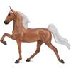 Breyer Horses Freedom Series Palomino Saddlebred | Giocattolo per cavalli | 24,8 x 17,8 cm | Scala 1:12 | Modello #1055