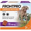 Frontline Frontpro XL 25-50 Kg 3 Compresse