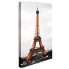 Wallazz Quadri Moderni Soggiorno Parigi, Tour Eiffel, Arco di Trionfo - 100% Made in Italy - Stampa HD su Tela Canvas - Quadro Camera da Letto - Qualità Artigianale - 60x120cm