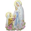 MaMeMi Magnete per frigorifero con Madonna di Lourdes