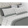 Galeone - Biancheria e Tessuti Completo Lenzuola 100% Cotone - Una Piazza, Letto 80x190 | Set RIO con 1 Federa, Lenzuolo Sopra, Lenzuolo Sotto con Angoli | Cotone - Tessuto Morbido, Traspirante | Made in Italy - GALEONE