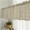 A.Monamour Tenda Corta Per Finestra Piccola Beige A Quadri A Scacchi In Cotone E Lino Mantovana Mezza Stile Country Opaca Tenda Per Cucina Bistrot Caffè Tenda Della Porta Tenda Finestra A Vetro