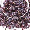 Wambere 100 perle di vetro sintetiche a forma di goccia, 6 x 8 mm, perline di vetro colorate per artigianato, bracciali, gioielli, anelli, collane, regali, orecchini, ciondoli, viola