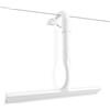 Zindoo Tergivetro doccia in silicone, 25 cm, con gancio integrato, per | Senza striature, completamente in silicone, protegge dai graffi, da appendere direttamente sopra la parete della doccia
