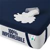 Utopia Bedding Coprimaterasso impermeabile, 160x200 cm, con 4 cinghie agli angoli