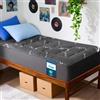 BEDLORE Topper Matrimoniale 90x200cm, Traspirante Viscosa di Bambù, Grigio | Regolazione Termica, Rinfrescante, Morbido, Confortevole, Tasche Profonde 30cm, Aderente e Stabile, OEKO-TEX, Lavabile