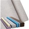 moismk Federa per Riempitivo per Materassi Letto Gap Filler Cuscino 120/160/180/200 con Cerniera, Copriprotezione per Imbottitura del Materasso, Tessuto di Lino, Lavabile(Beige,120x10x15cm)