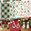 PRESSINART 20 fogli 4 stili di Carta Trasferibile In Argilla per Creare Orecchini di Natale, Fogli Trasferibili Idrosolubili Tema Natalizio In Carta di Argilla Polimerica per Gioielli, Ceramica Smalta
