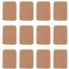 SUPVOX 100 Pz Rettangolo Orecchini a Bottone Carte Orecchino di Carta Tag Carte Retro Orecchini a Bottone Display Card Holder Gioielli (Carta Kraft)