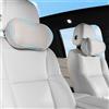 Dapucarin Cuscino Poggiatesta Auto in Memory Foam, Ergonomico Cuscini Ortopedico per Guidatore e Viaggi, Sostiene Collo Allevia Dolore Supporto Cervicale per Guida, Grigio, 2 Pezzi